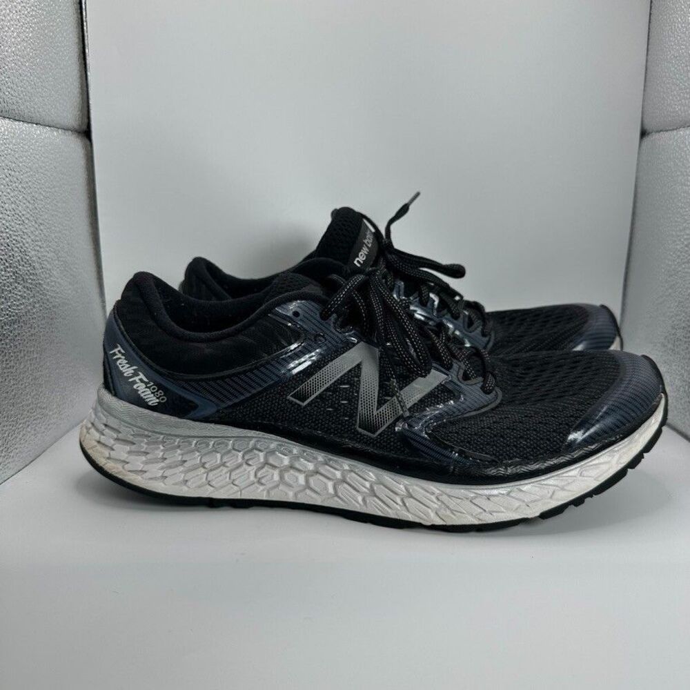 New Balance 1080 v7 Shoes Mens Size 11 Black Running Cushioned Trainer
